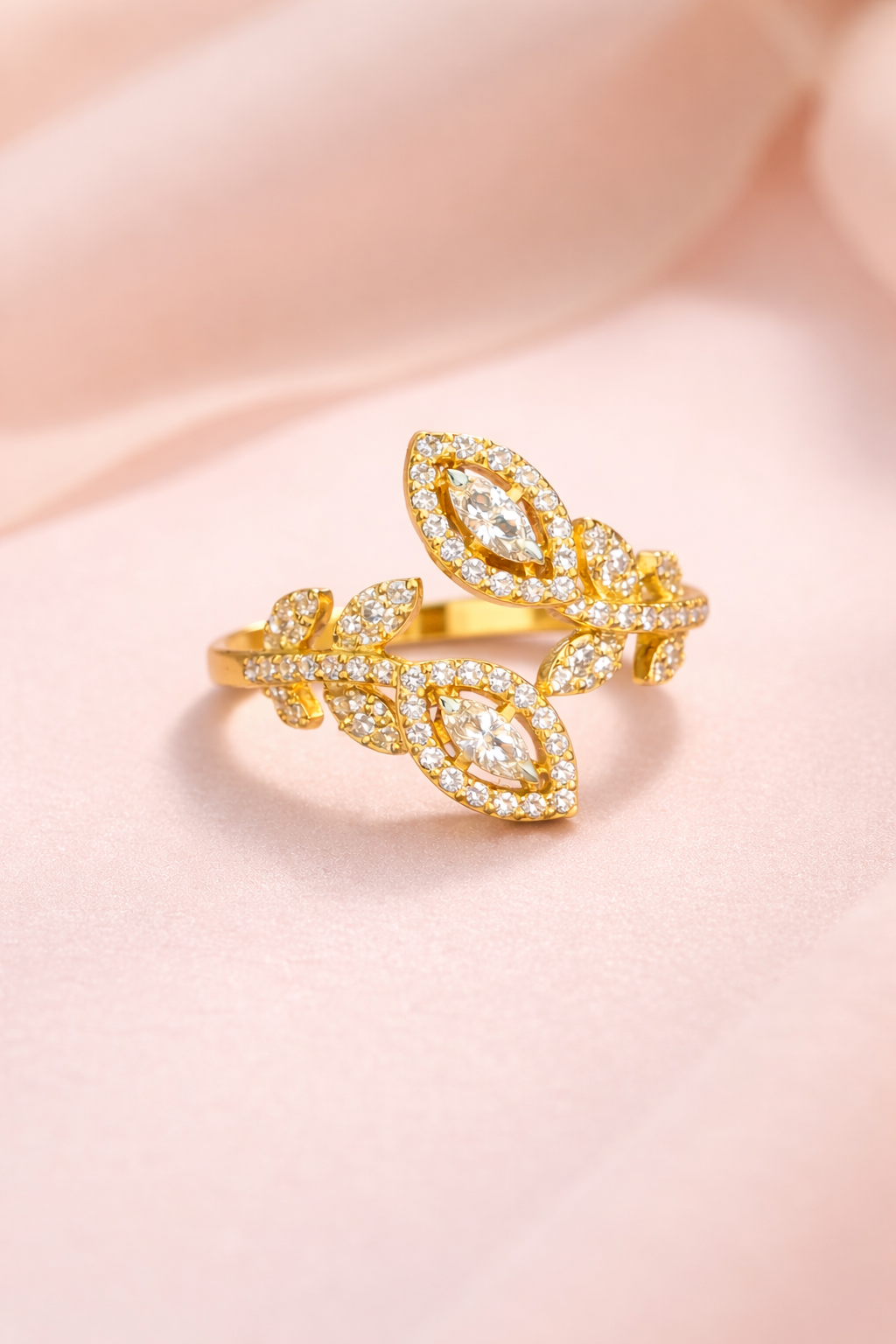 Buy Valentine’s Day Ring Online | Golden Love Jewellery for Women