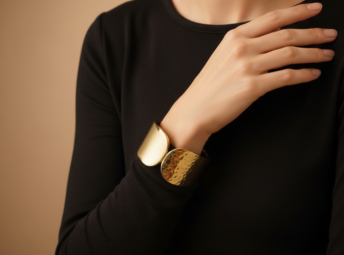 GL: Turkish Style Anti-Tarnish Cuff Bracelet