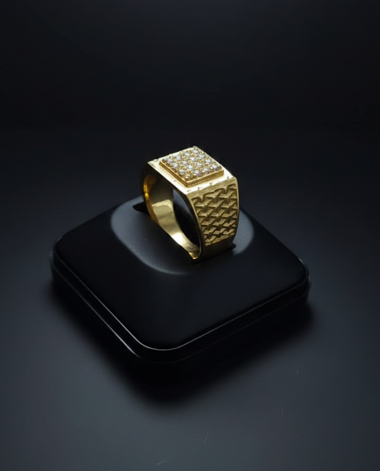 Golden Love: Men's Secret Classic Promise Ring