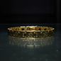 GL: Men's bracelet - Real 18K Gold Plated OM Bracelet