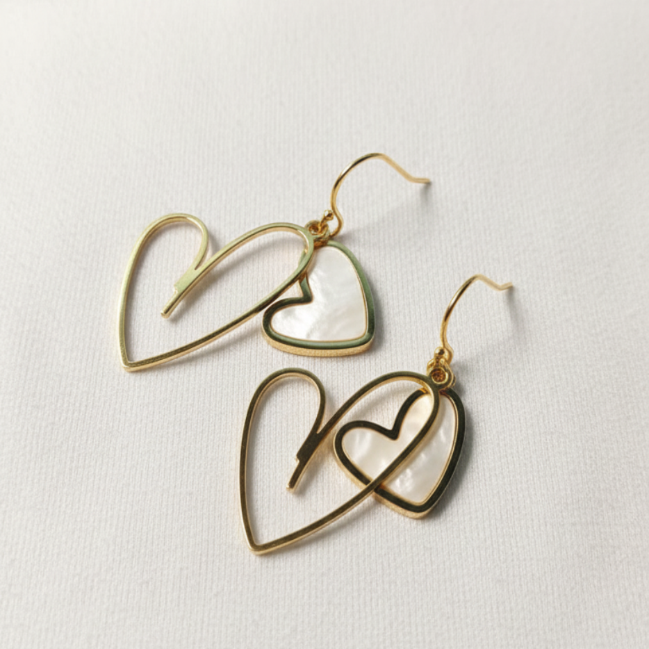 GL: Anti-Tarnish Love Drop ear-ring