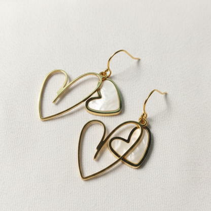 GL: Anti-Tarnish Love Drop ear-ring