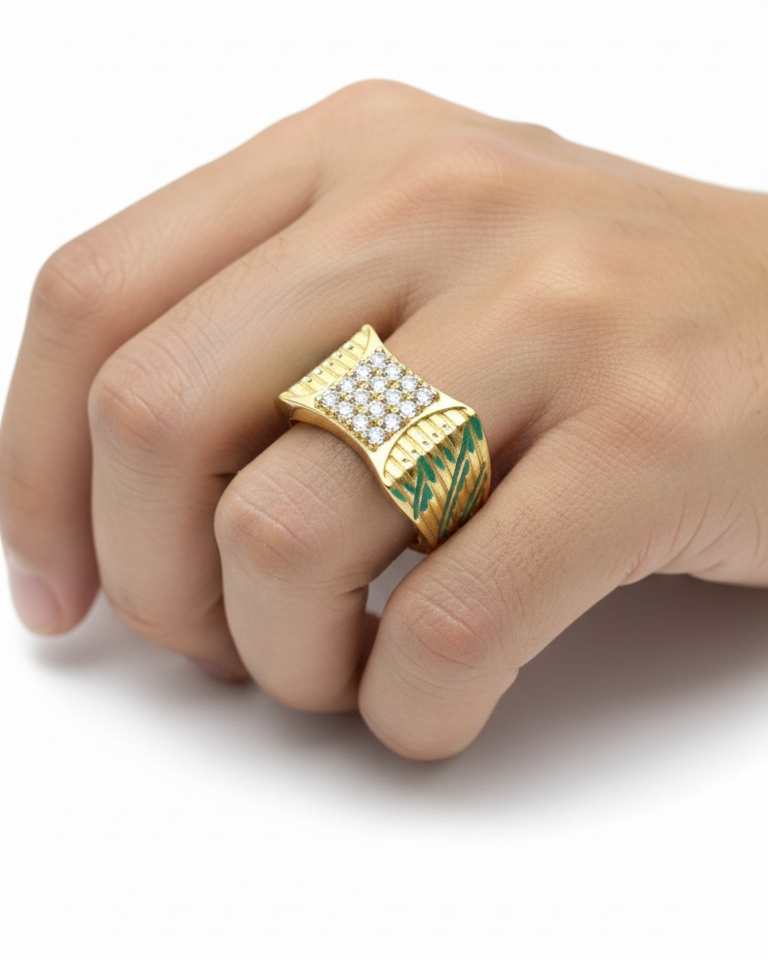 Golden Love: The Minimalist Promise Ring