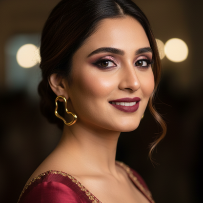 GL: Heart lock Earrings for her