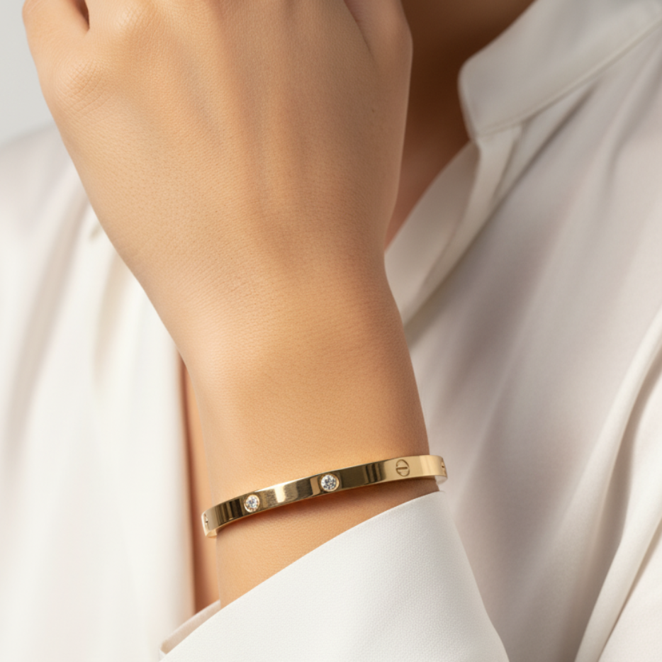 GL: Cartier Golden Love Bracelet (Anti-tarnish)
