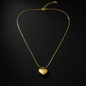 Golden Love Heart Pendant |  Best anti-tarnish jewellery |  For special moments