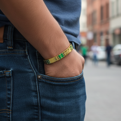 Men's Gold-Plated Ram Bracelet Devine Jewellery(6-month warranty)