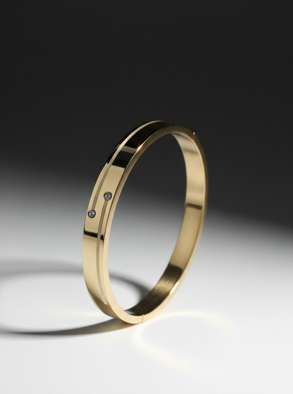 Golden love : Gold Ring Pendent Chain and Bracelet |Couple jewellery