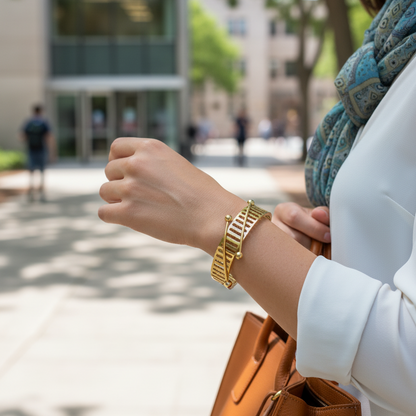 GL: Anti-Tarnish Cuff Bracelet - Girls Bracelet