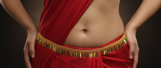 Golden Love: Luxury Gold Plated Waist Chain For Honeymoon Gift |Special gift for her
