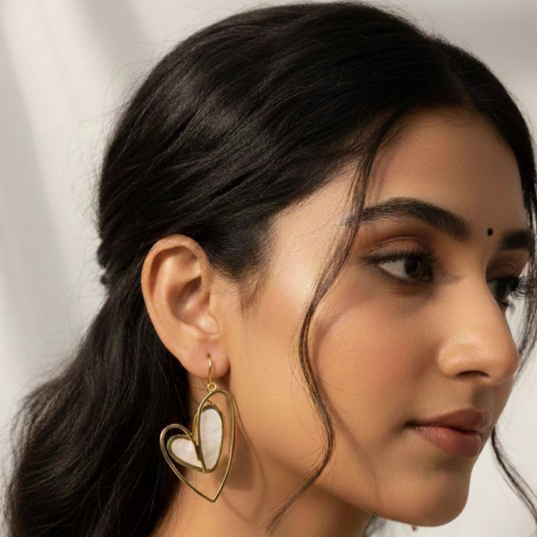 GL: Anti-Tarnish Love Drop ear-ring