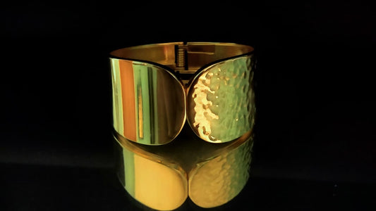 Golden Love: Turkish Style Cuff Bracelet