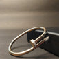 GL: Cartier Inspired Nail Head Gold plated Bracelet