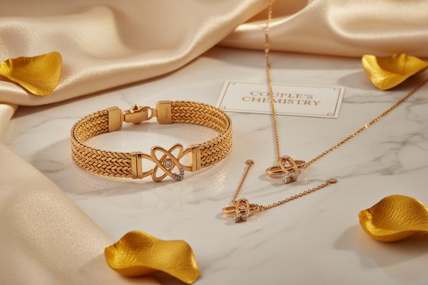 Couple's Chemistry
Matching for him & her jewellary set for couple